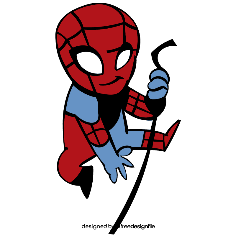 Comic spiderman clipart