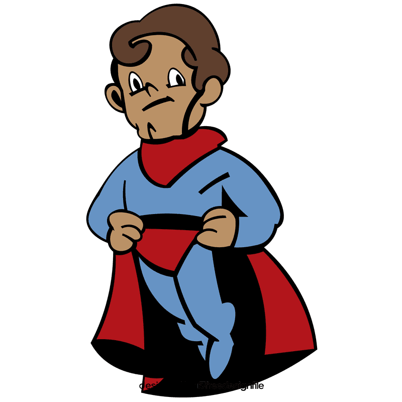 Comic superman clipart