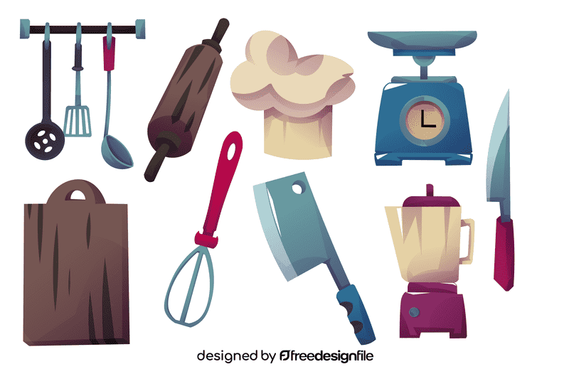 Cooking utensils vector