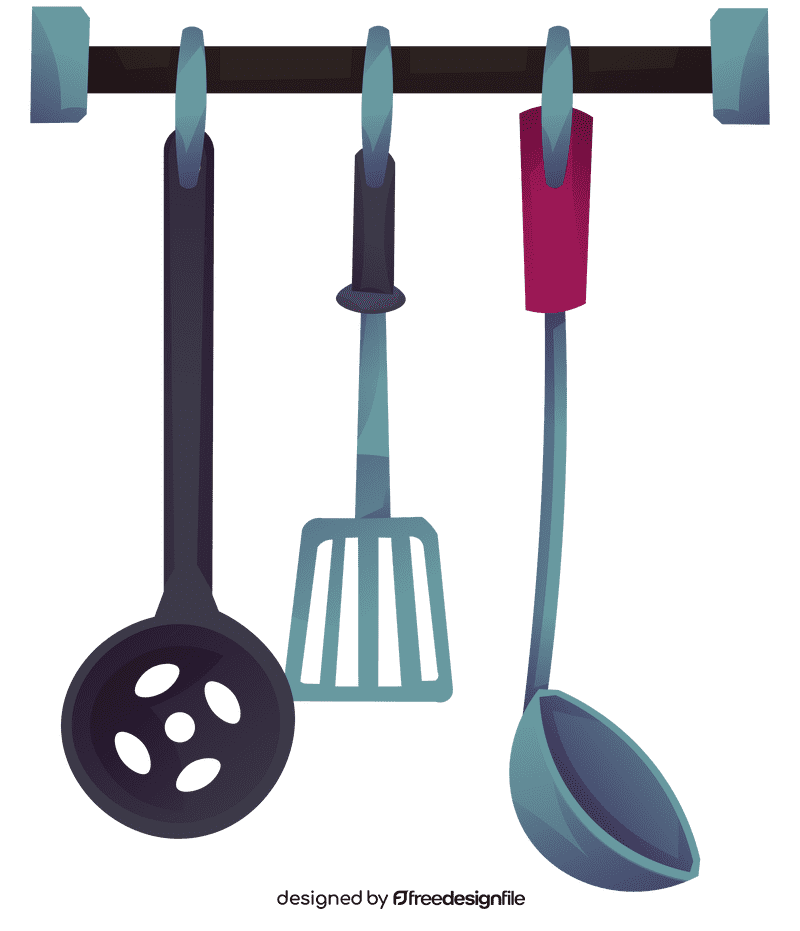 Cooking utensils furniture clipart