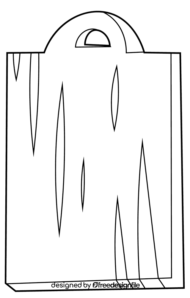 Cooking utensils kitchen board black and white clipart