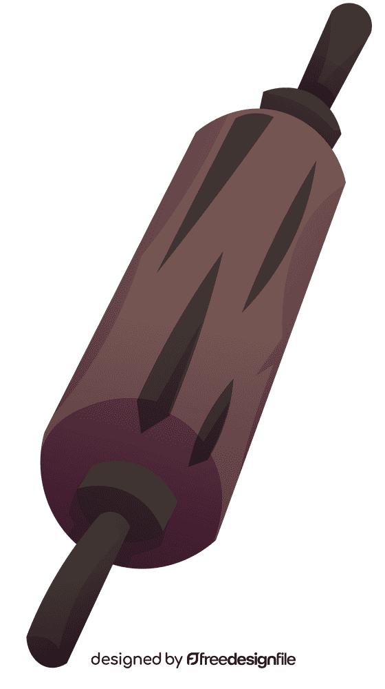 Cooking utensils rolling pin clipart