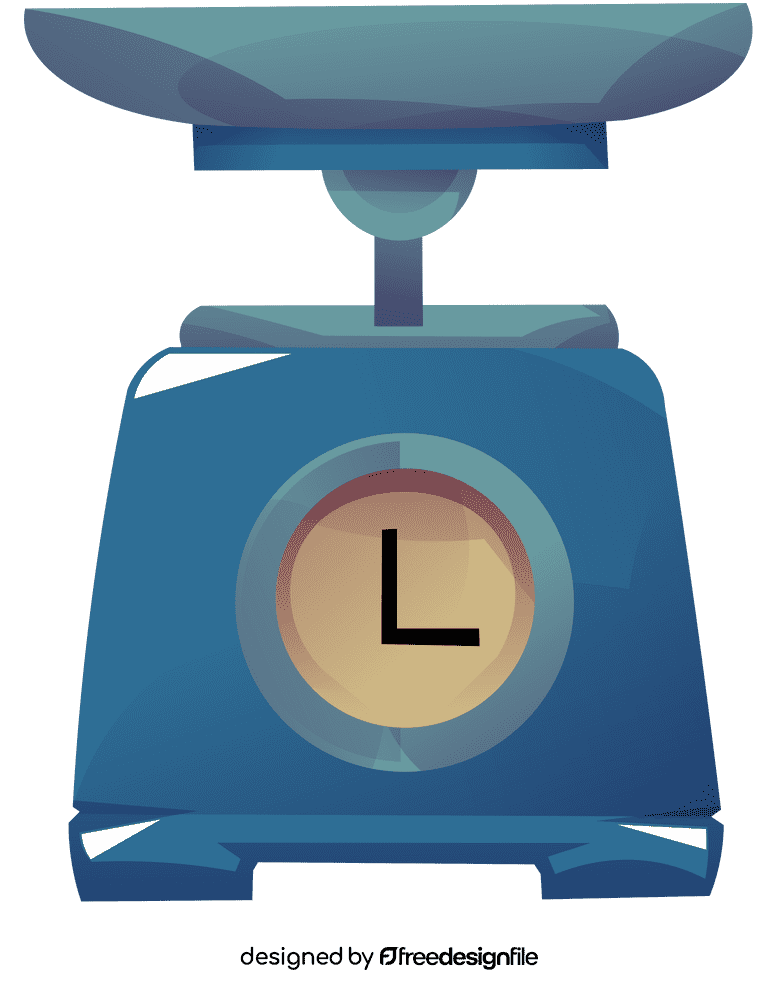 Cooking utensils weigher clipart