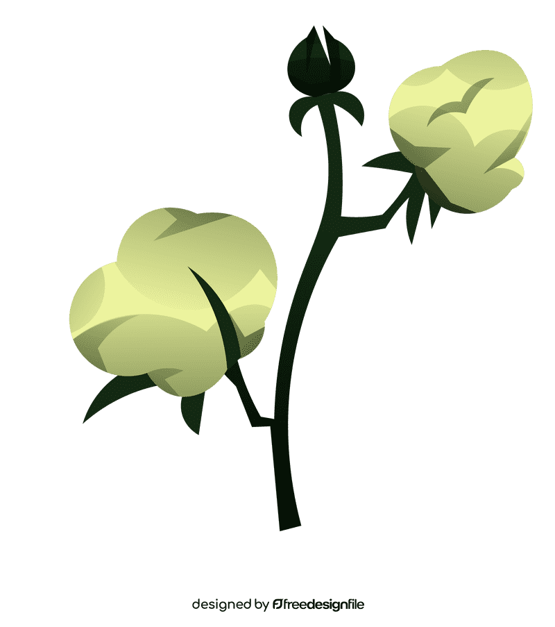 Cotton bud duo clipart