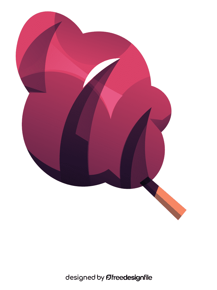 Cotton candy fluffy clipart