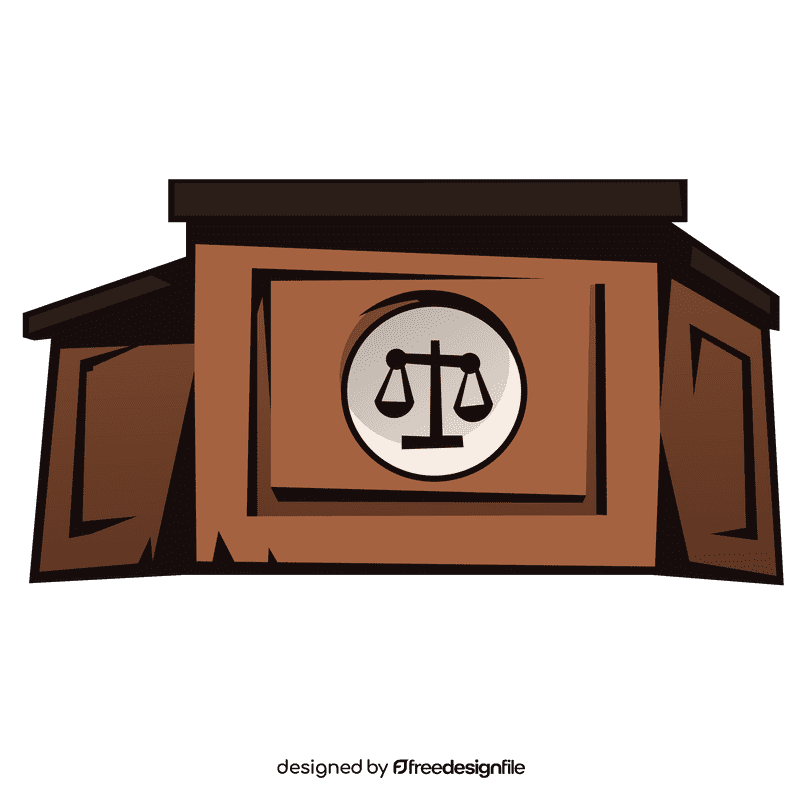 Court cathedra clipart
