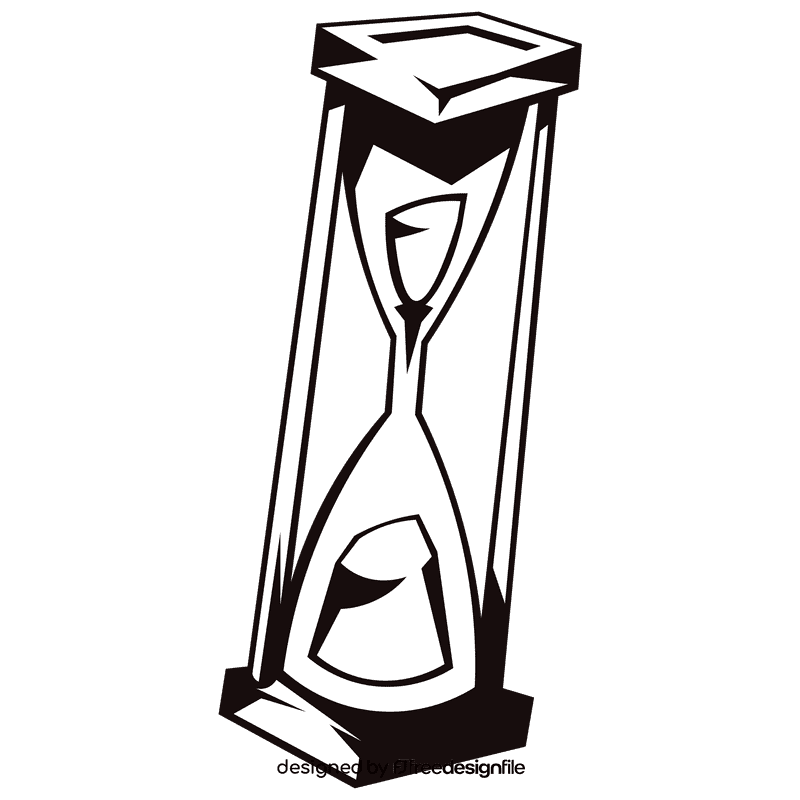 Court time black and white clipart