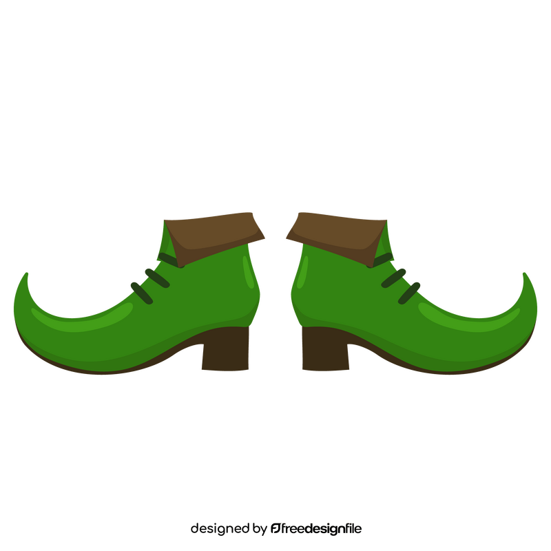 Leprechaun shoes clipart