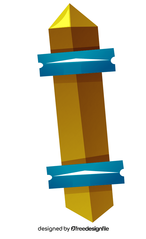 Crystal yellow clipart