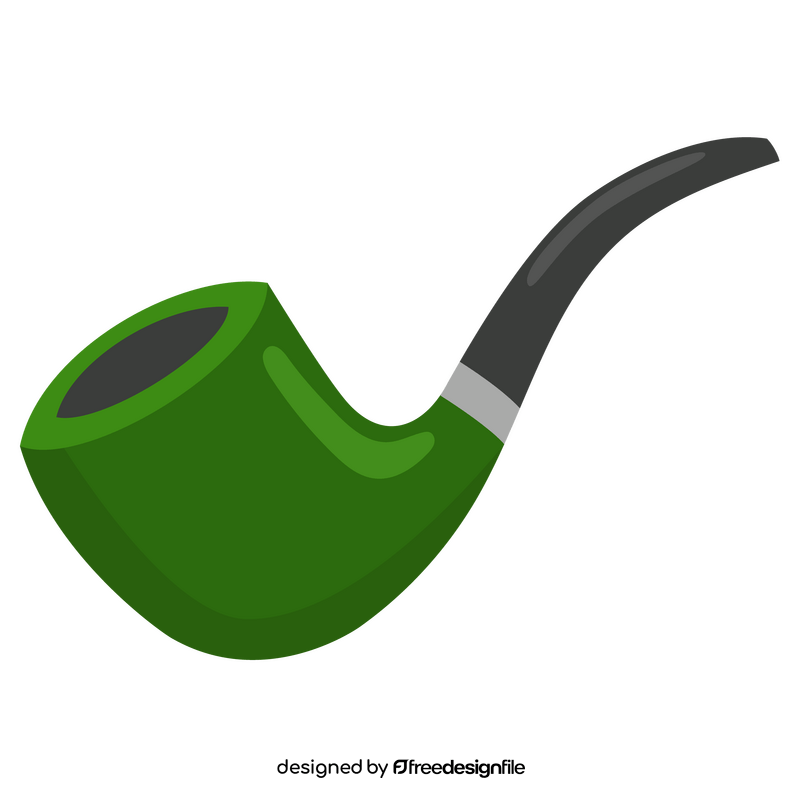 St Patricks Day Leprechauns pipe, tobacco clipart