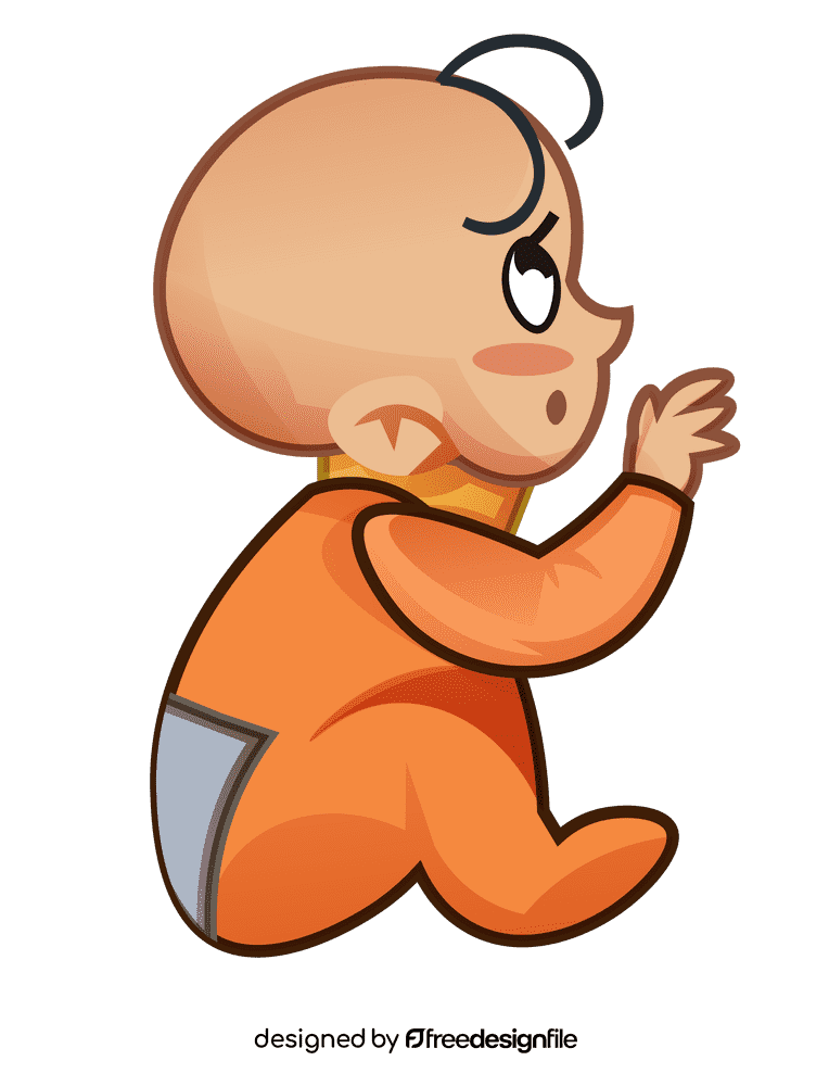 Cute baby small clipart