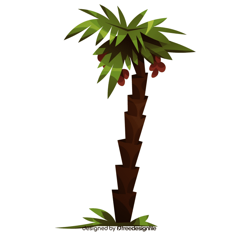 Dates palm clipart