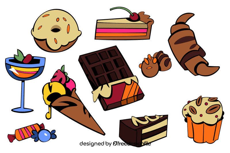 Dessert vector