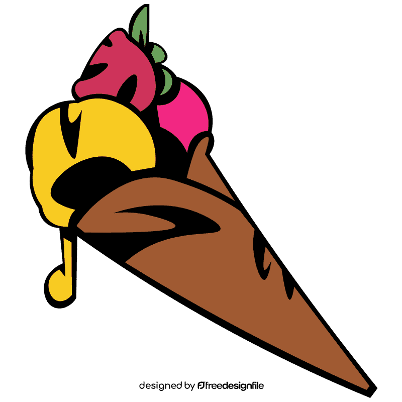 Dessert ice cream clipart