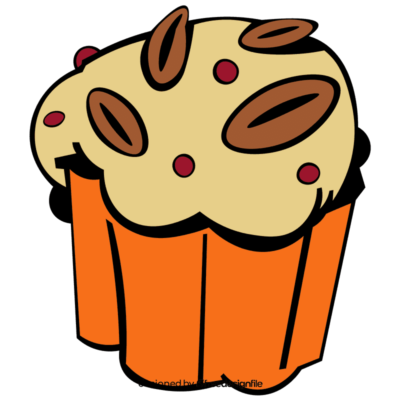Dessert muffin clipart