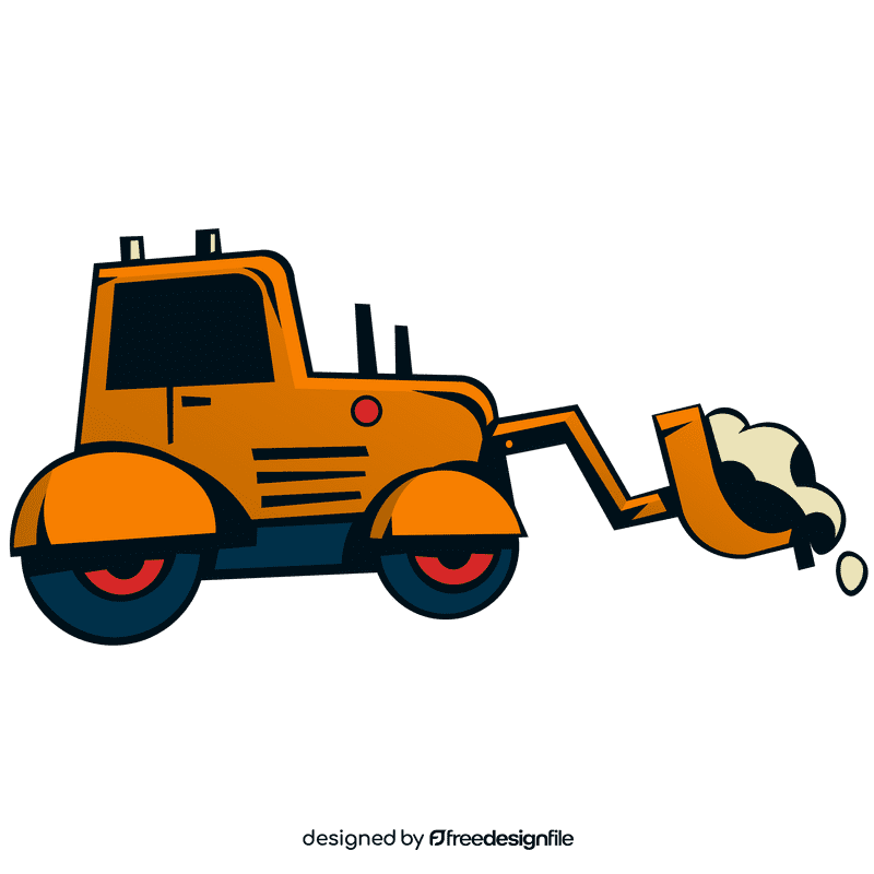 Digger dirt clipart