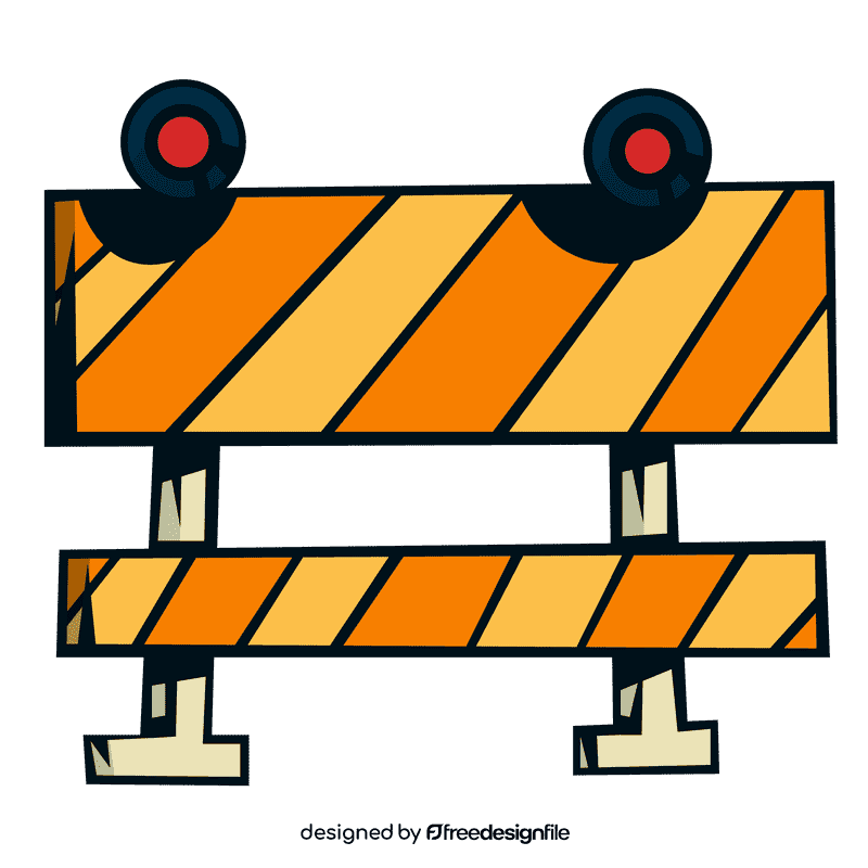 Digger stop sign clipart