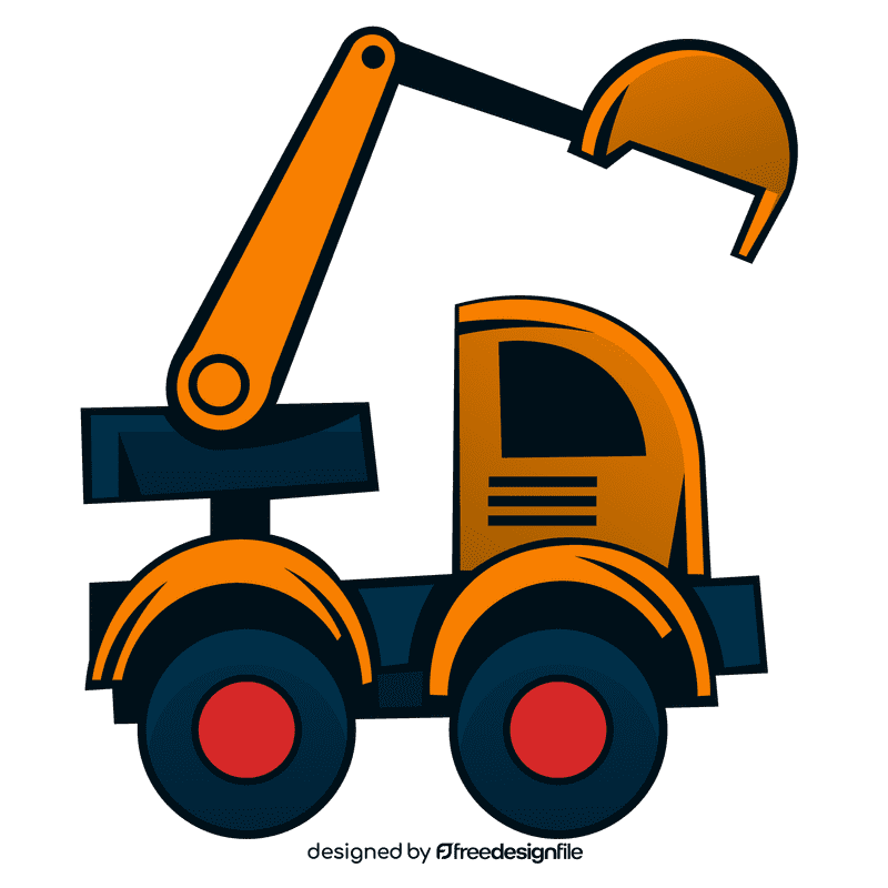 Digger wheels high clipart
