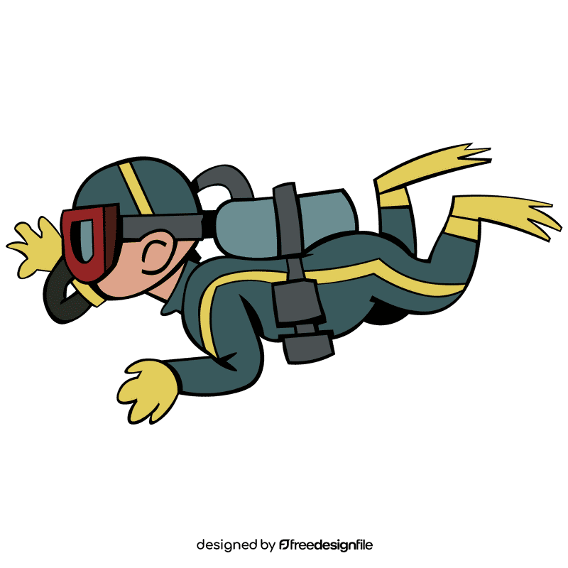 Diver side clipart