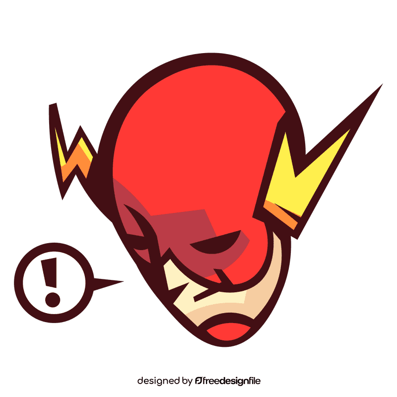 Flash alarmed clipart
