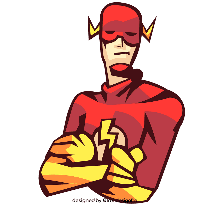 Flash arms crossed clipart