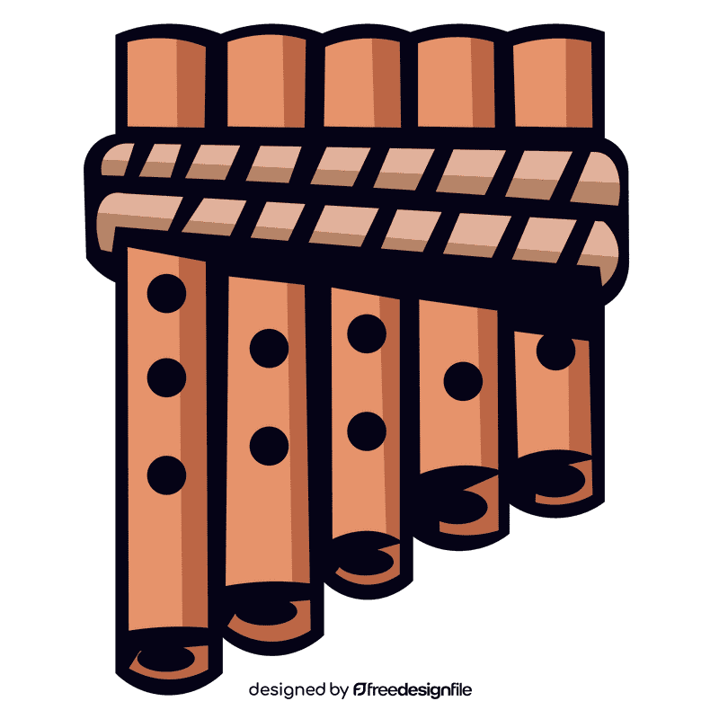Flute row clipart