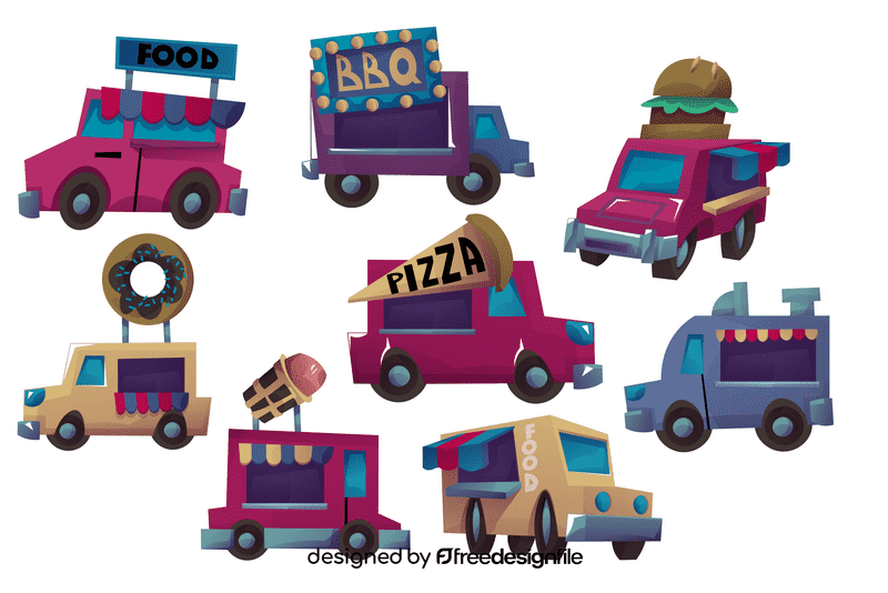 Food truck vector