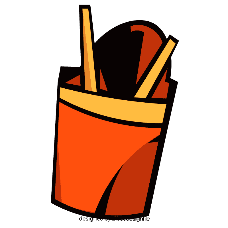 Fries empty clipart