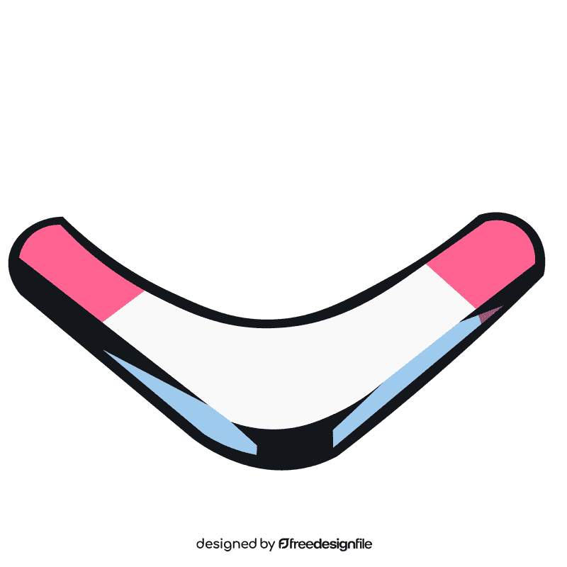 Frisbee boomerang clipart