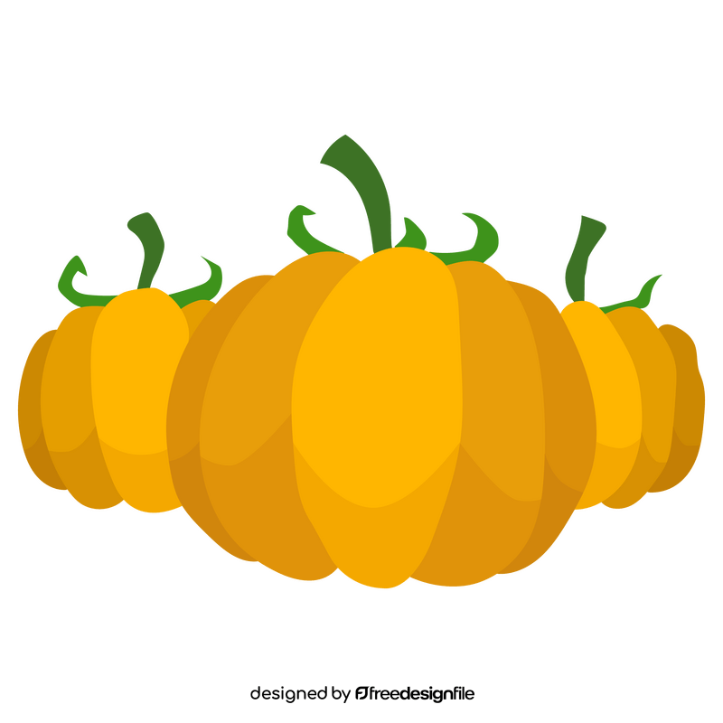 Thanksgiving pumpkins clipart