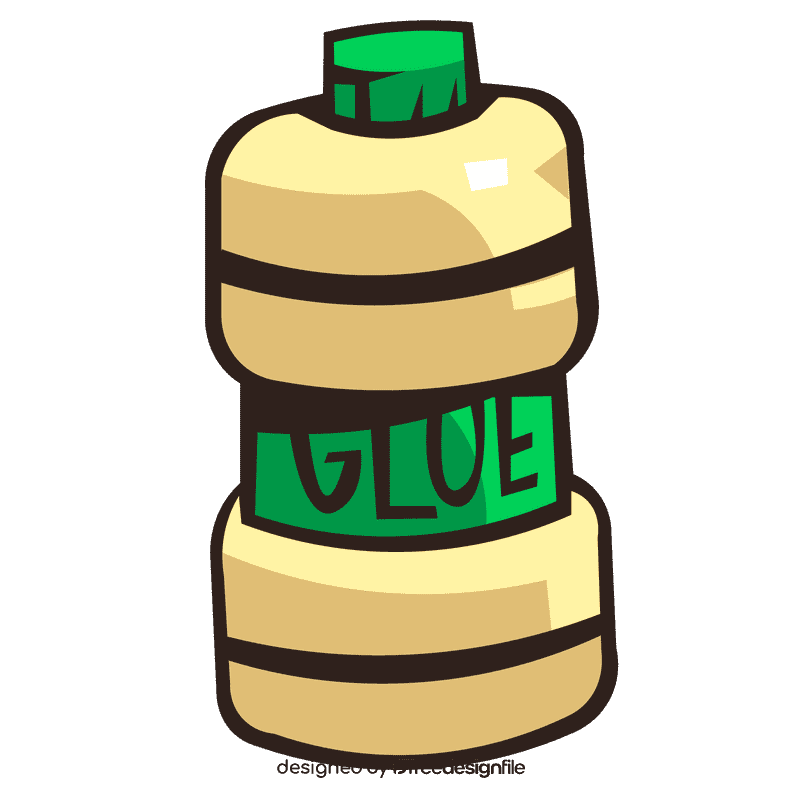 Glue big can clipart