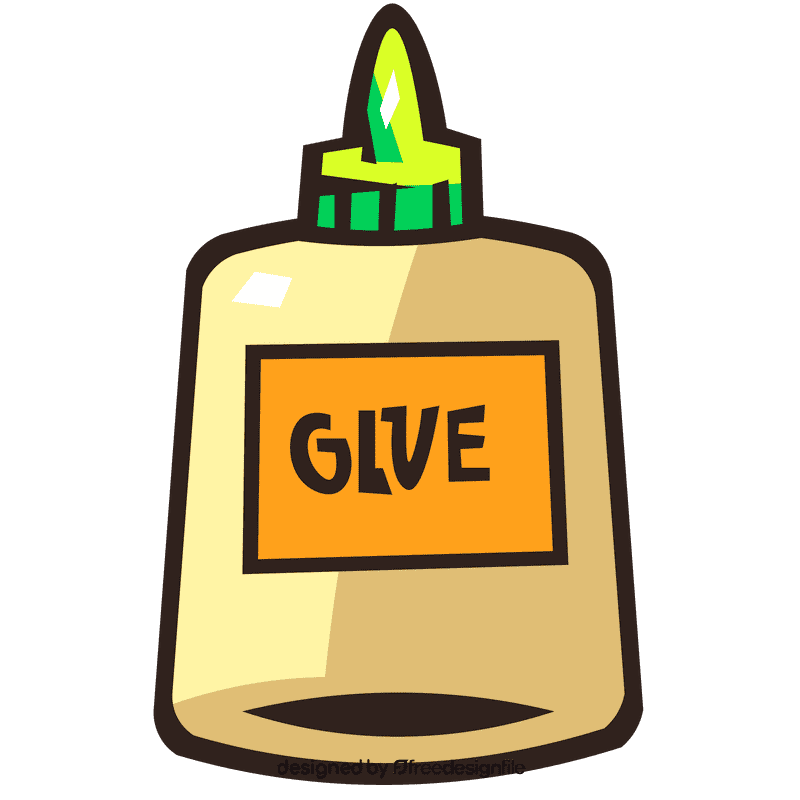 Glue glue can clipart
