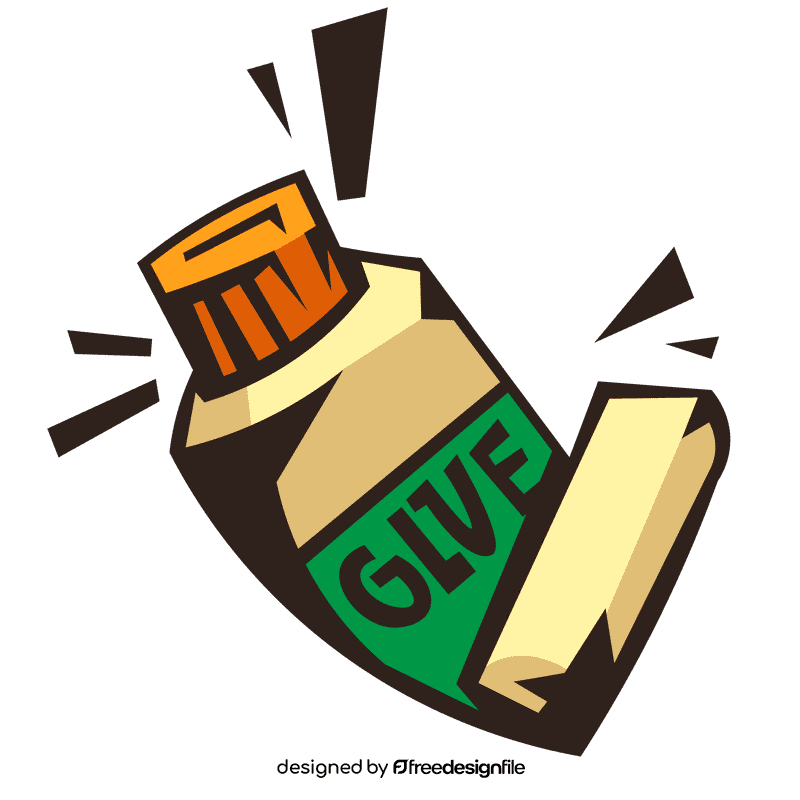 Glue tube clipart