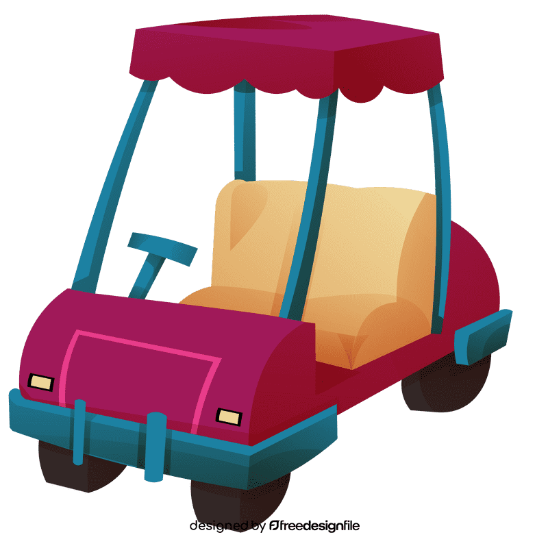Golf car clipart