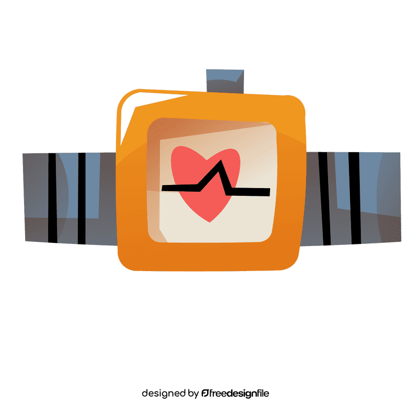 Gym smartwatch clipart