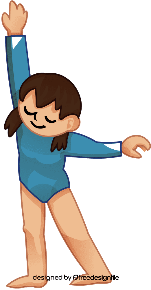Gymnastics girl clipart