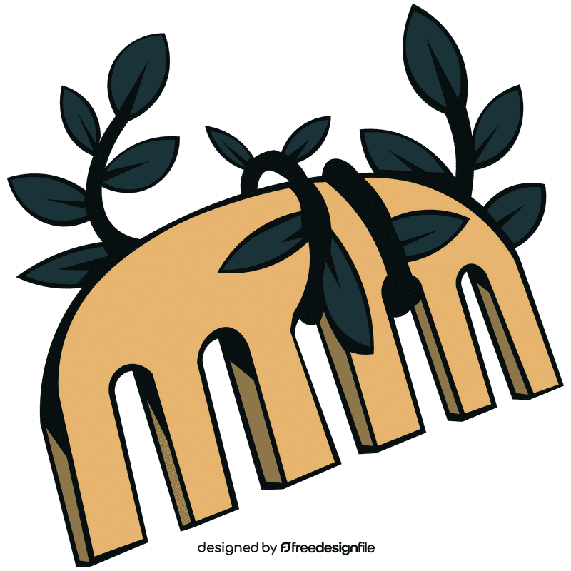 Hairbrush plant clipart