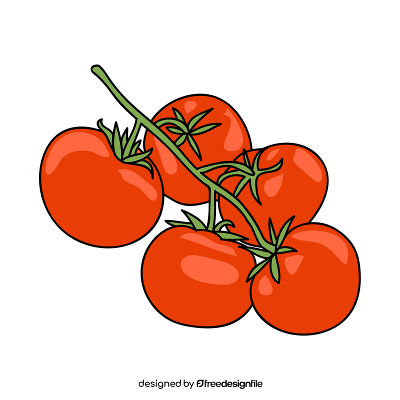 Tomato branch clipart