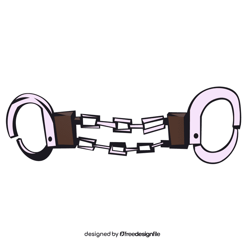 Handcuffs wide clipart