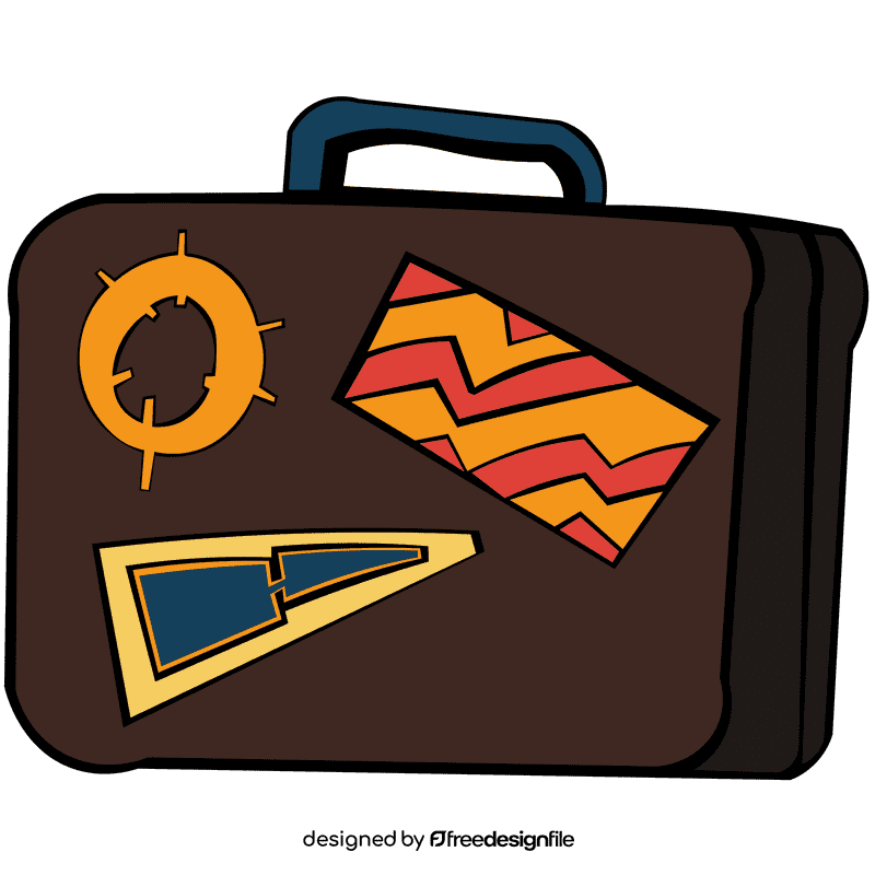 Hotel suitcase clipart