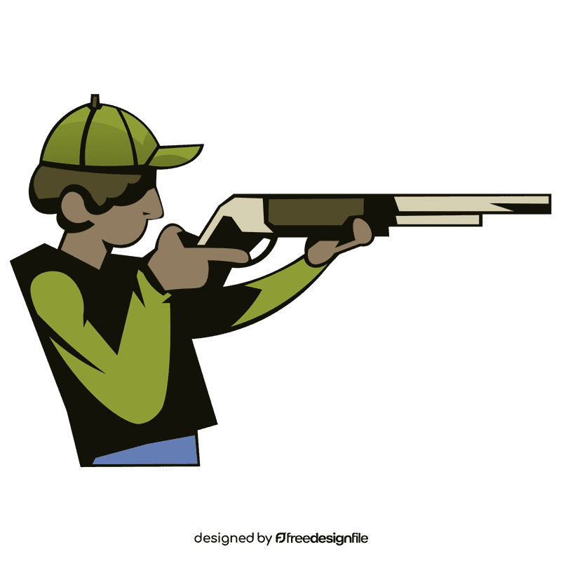 Hunting hunter clipart
