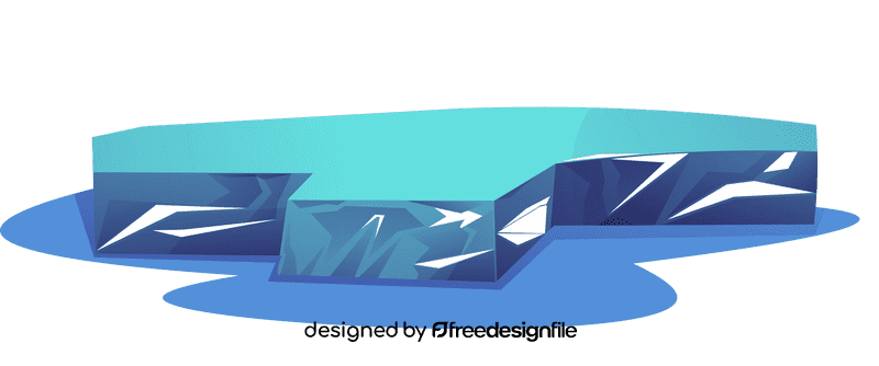Iceberg acute clipart