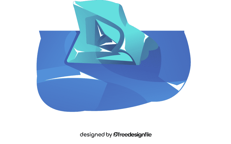 Iceberg ocean clipart