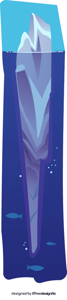 Iceberg long clipart