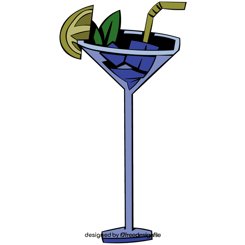 Ice cube coctail clipart