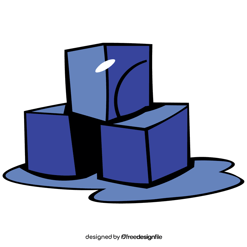 Ice cube cubes clipart