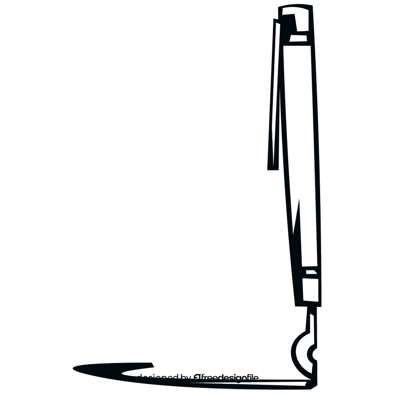 Ink line black and white clipart