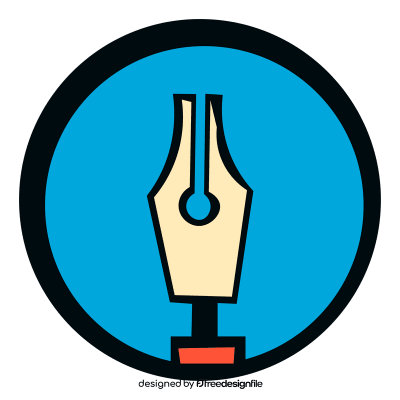 Ink pen head clipart