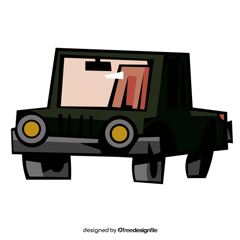 Jeep closed top clipart