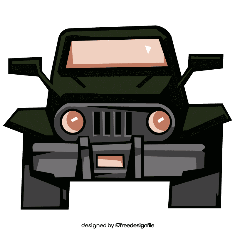 Jeep front clipart